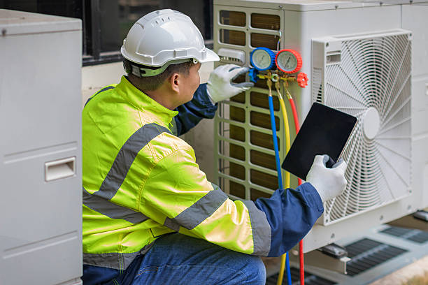 Professional Air Duct Cleaning technician working in Silver Lake, OH